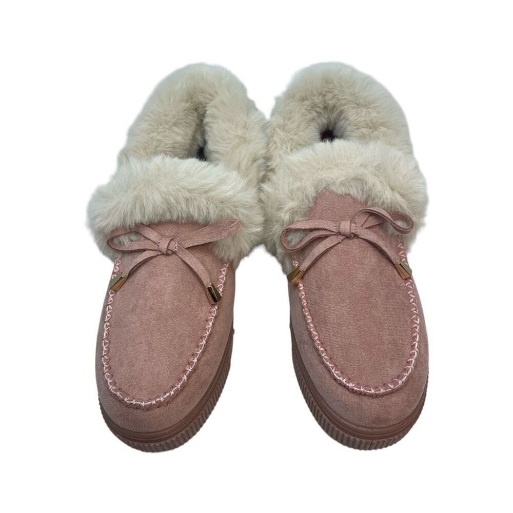 Journee Collection Women's Slipper Shoes. Color : pink. Size 8.5